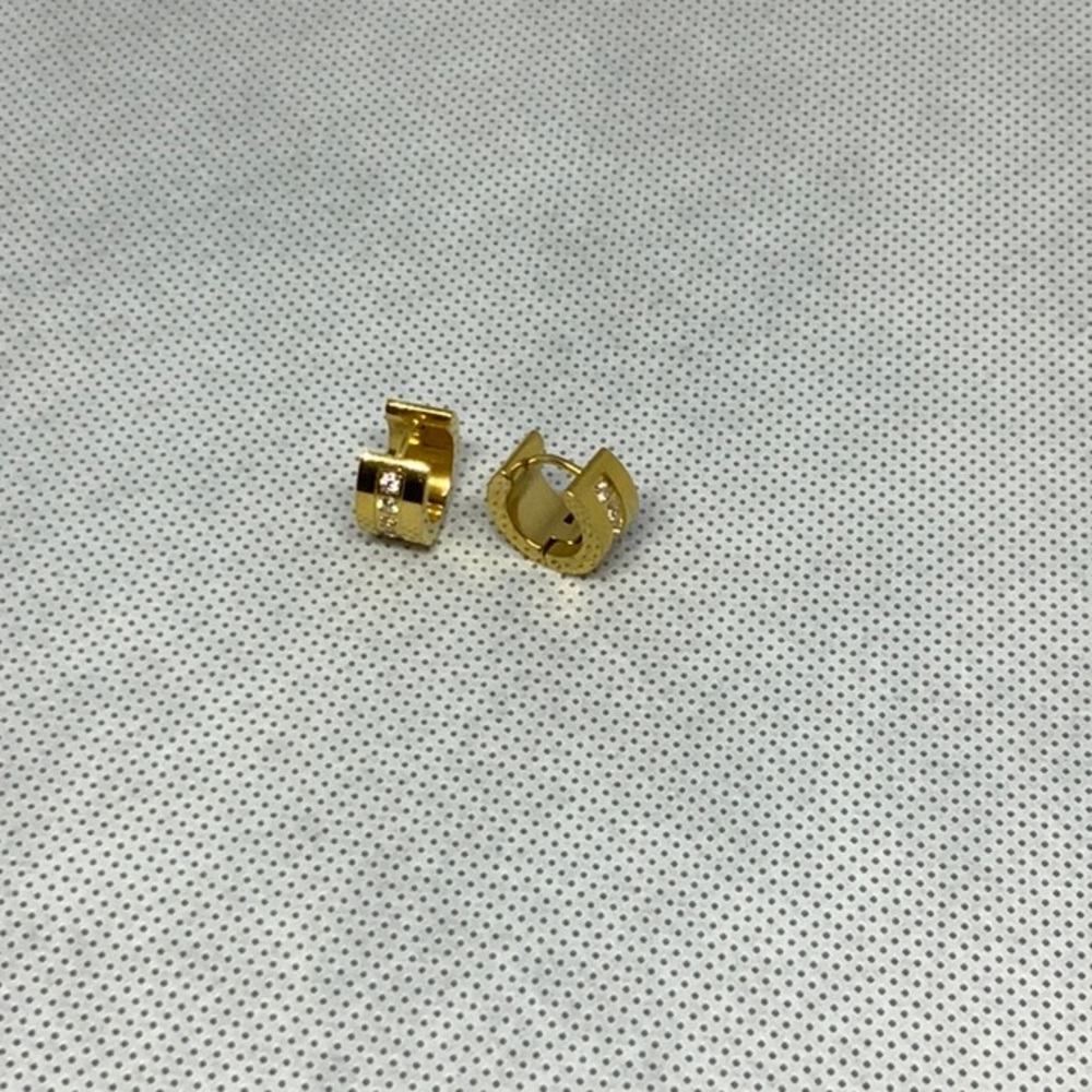 Mini Gold plated hoops